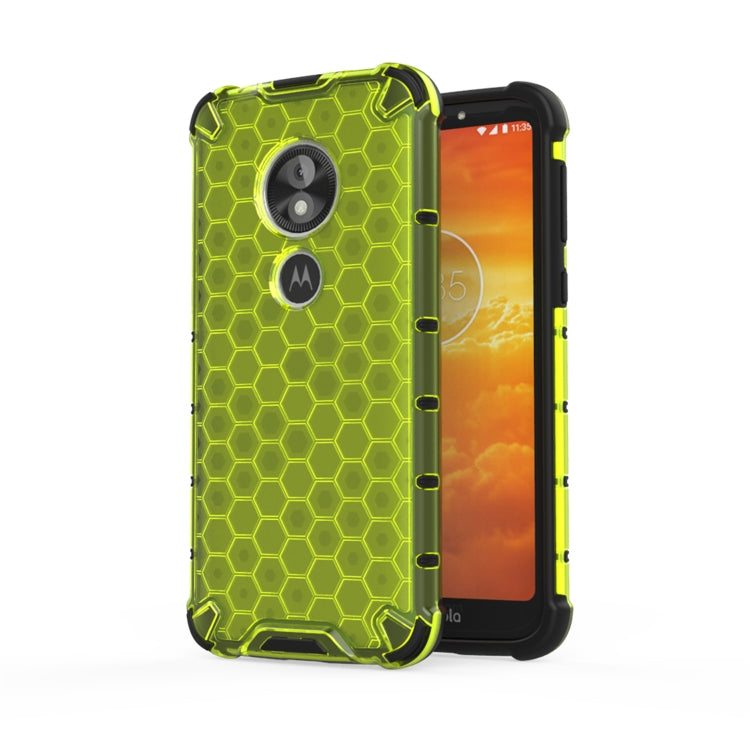 For Motorola Moto E5 Play Go Shockproof Honeycomb PC + TPU Case