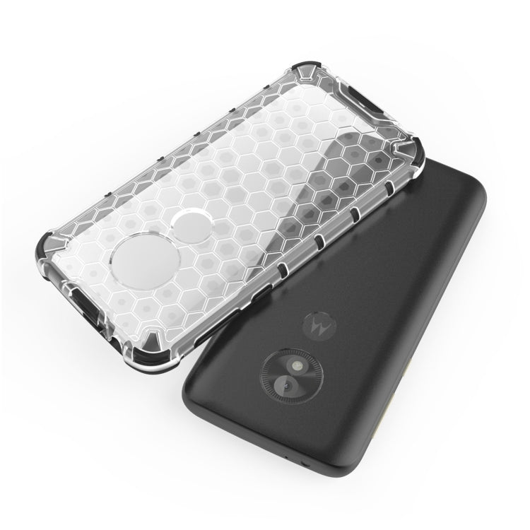 For Motorola Moto E5 Play Go Shockproof Honeycomb PC + TPU Case