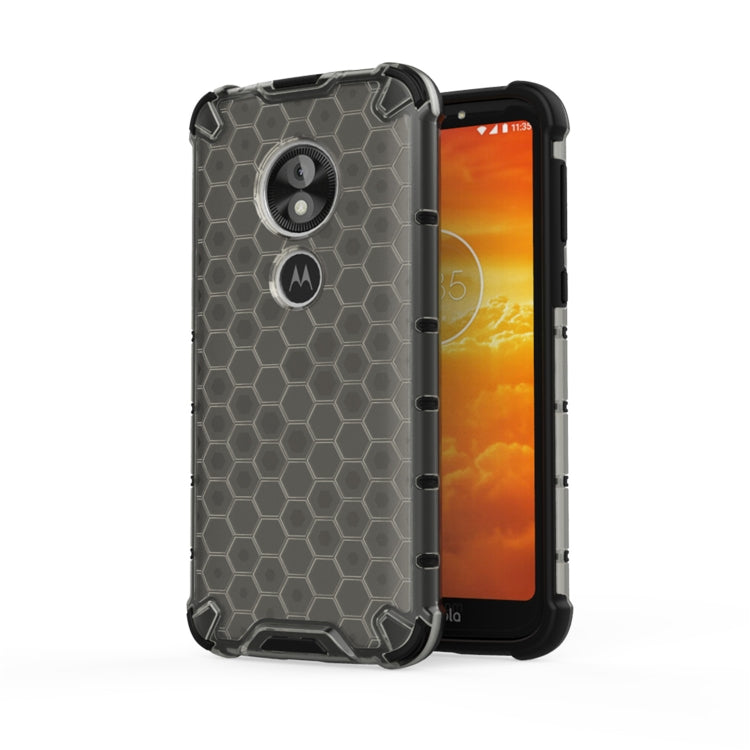 For Motorola Moto E5 Play Go Shockproof Honeycomb PC + TPU Case