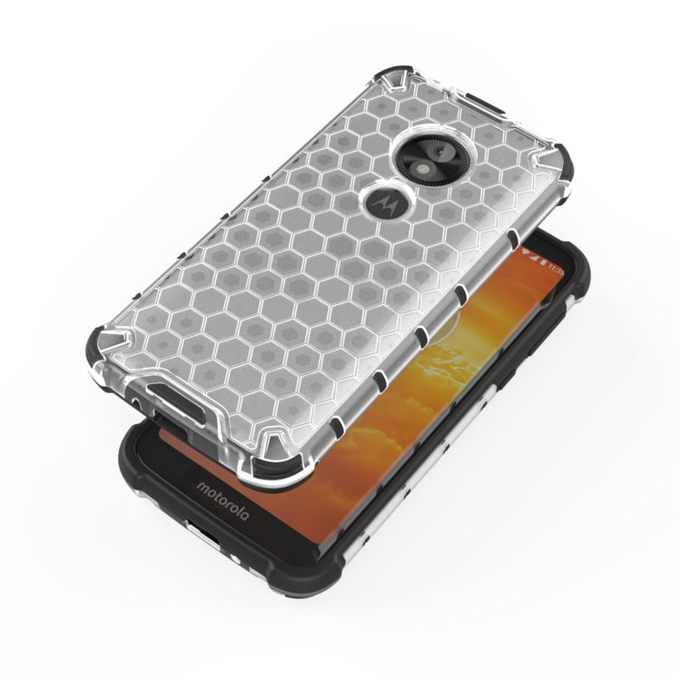 For Motorola Moto E5 Play Go Shockproof Honeycomb PC + TPU Case