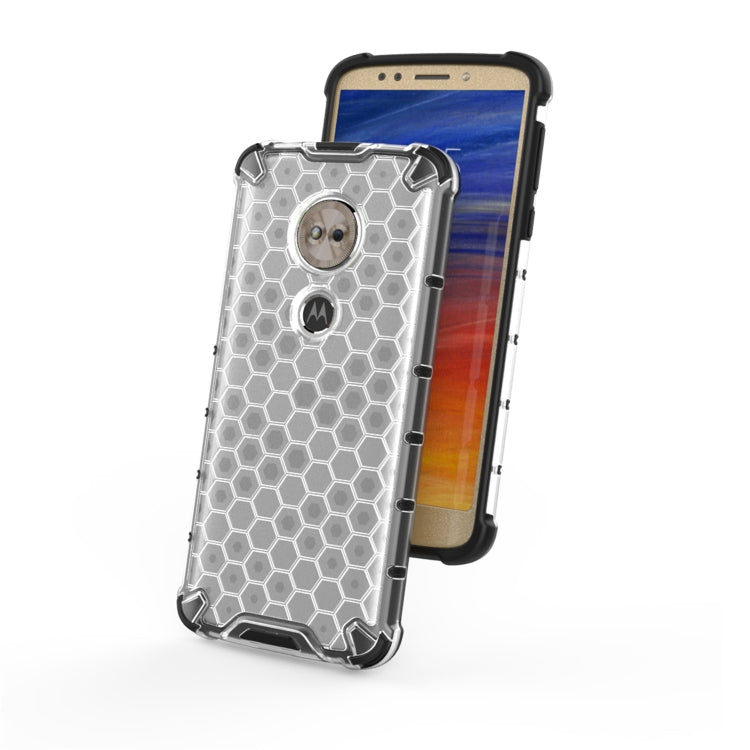 For Motorola Moto G6 Play Shockproof Honeycomb PC + TPU Case
