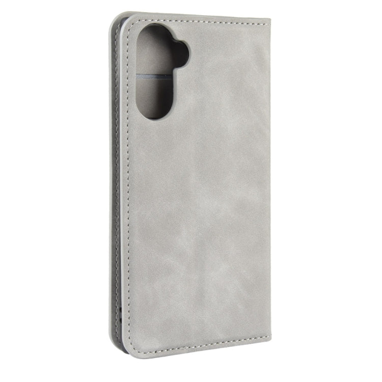 For Galaxy Note10 Retro-skin Business Magnetic Suction Leather Case with Holder & Card Slots & Wallet