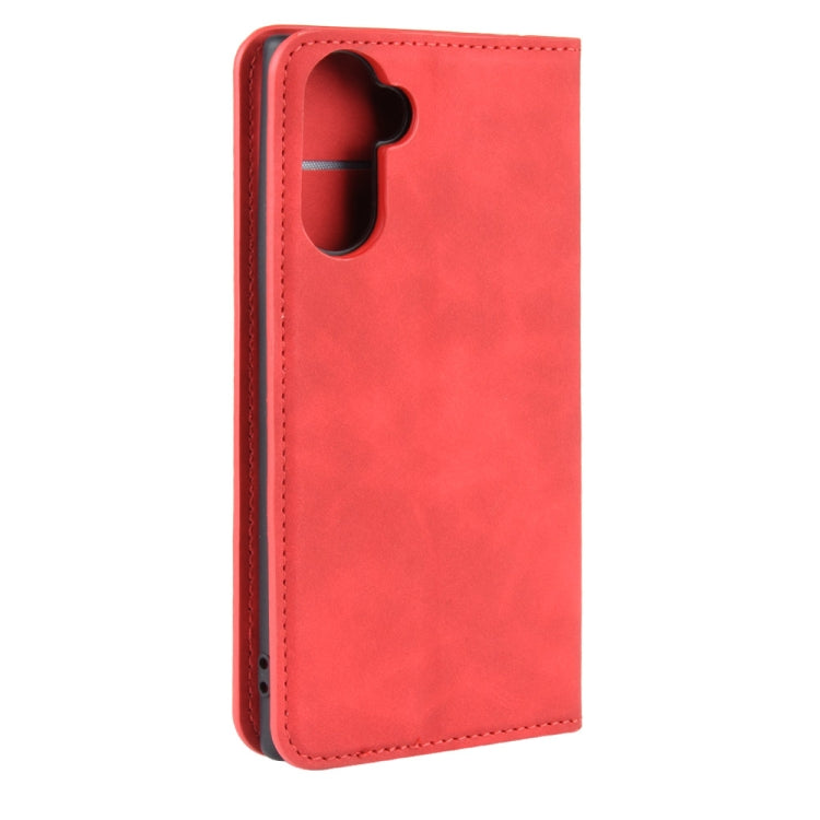 For Galaxy Note10 Retro-skin Business Magnetic Suction Leather Case with Holder & Card Slots & Wallet