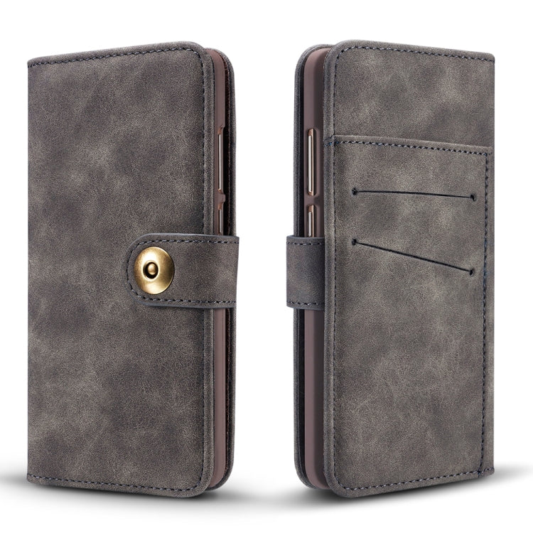 For Huawei P20 Pro Retro Magnetic Detachable Horizontal Flip Leather Case with Card Slots & Wallet & Photo Frame