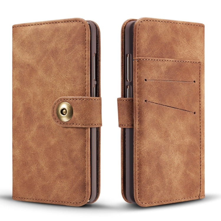 For Huawei P20 Pro Retro Magnetic Detachable Horizontal Flip Leather Case with Card Slots & Wallet & Photo Frame