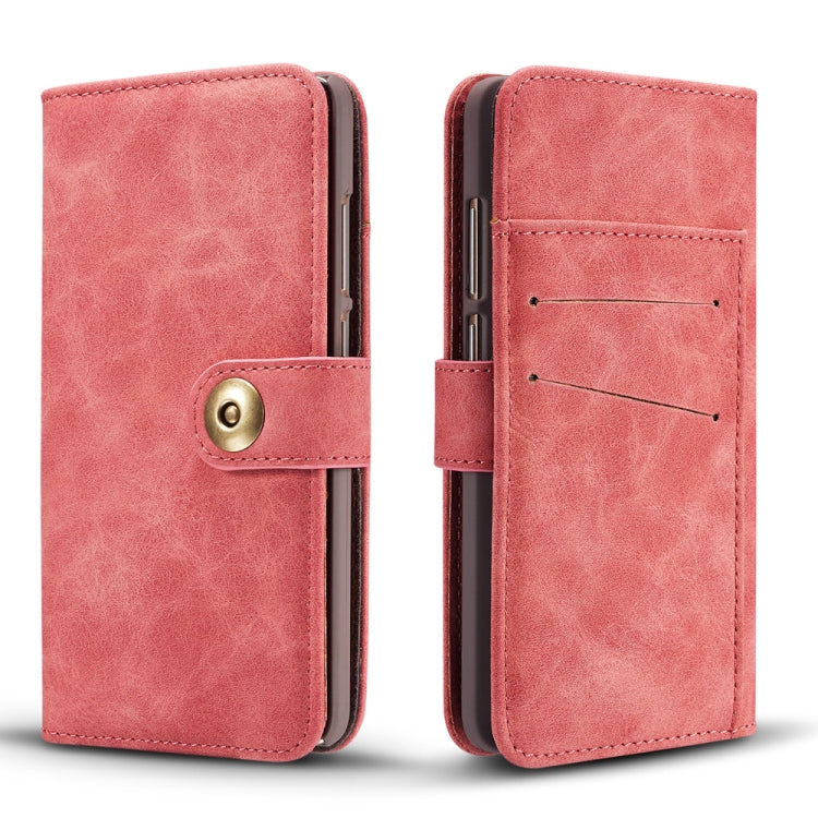 For Huawei P20 Pro Retro Magnetic Detachable Horizontal Flip Leather Case with Card Slots & Wallet & Photo Frame