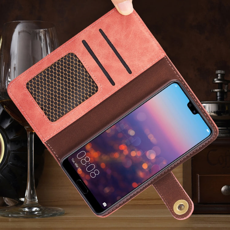 For Huawei P20 Pro Retro Magnetic Detachable Horizontal Flip Leather Case with Card Slots & Wallet & Photo Frame