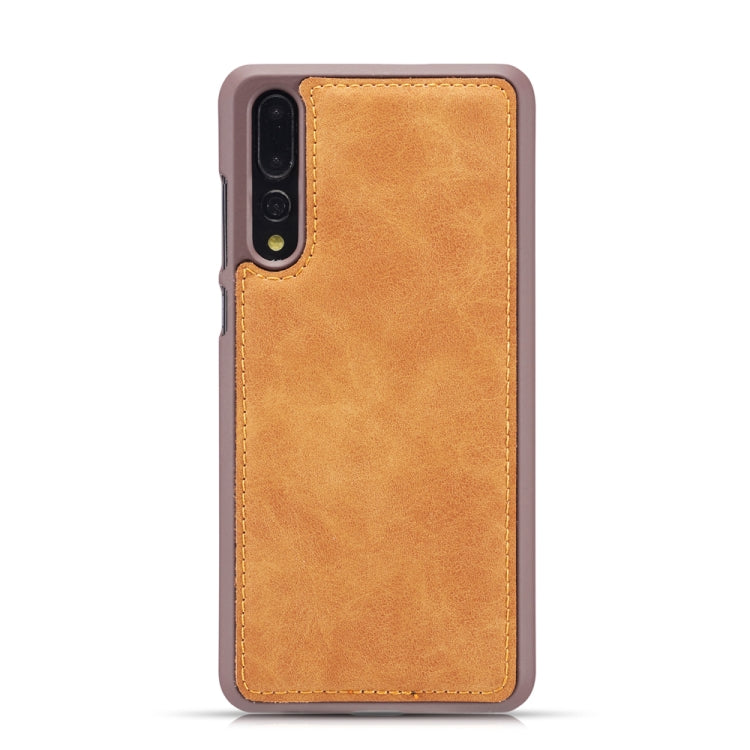 For Huawei P20 Pro Retro Magnetic Detachable Horizontal Flip Leather Case with Card Slots & Wallet & Photo Frame