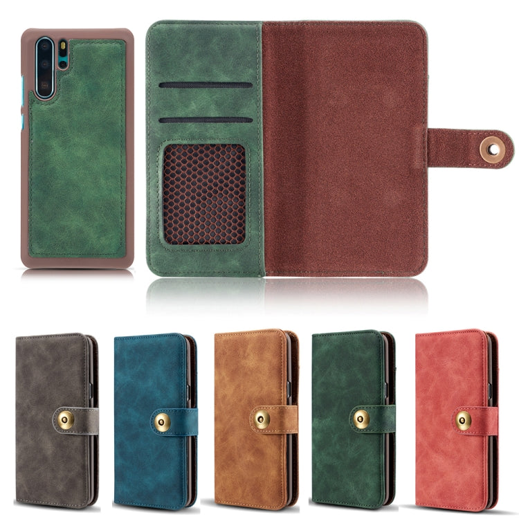 For Huawei P30 Pro Retro Magnetic Detachable Horizontal Flip Leather Case with Card Slots & Wallet & Photo Frame