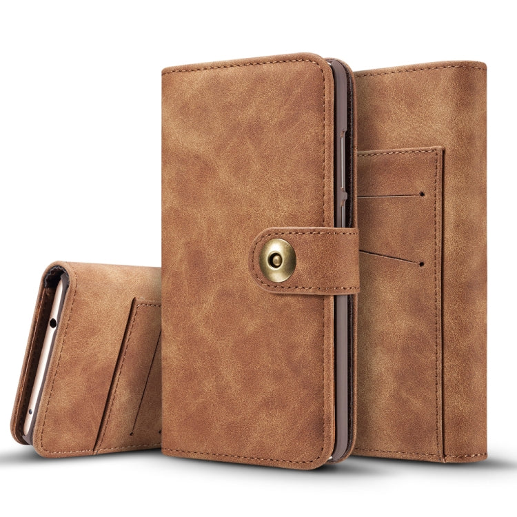 For Huawei P30 Retro Magnetic Detachable Horizontal Flip Leather Case with Card Slots & Wallet & Photo Frame