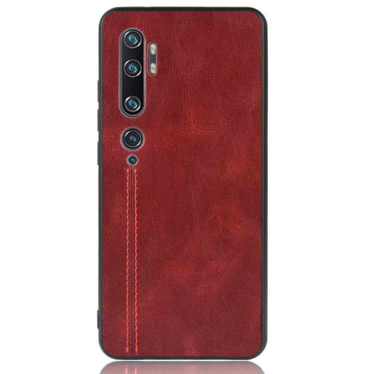 For Xiaomi Mi Note 10/Note10 Pro/CC9 Pro Shockproof Sewing Cow Pattern Skin PC + PU + TPU Case