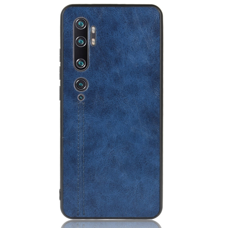 For Xiaomi Mi Note 10/Note10 Pro/CC9 Pro Shockproof Sewing Cow Pattern Skin PC + PU + TPU Case