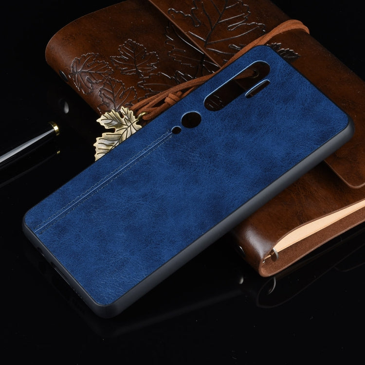 For Xiaomi Mi Note 10/Note10 Pro/CC9 Pro Shockproof Sewing Cow Pattern Skin PC + PU + TPU Case