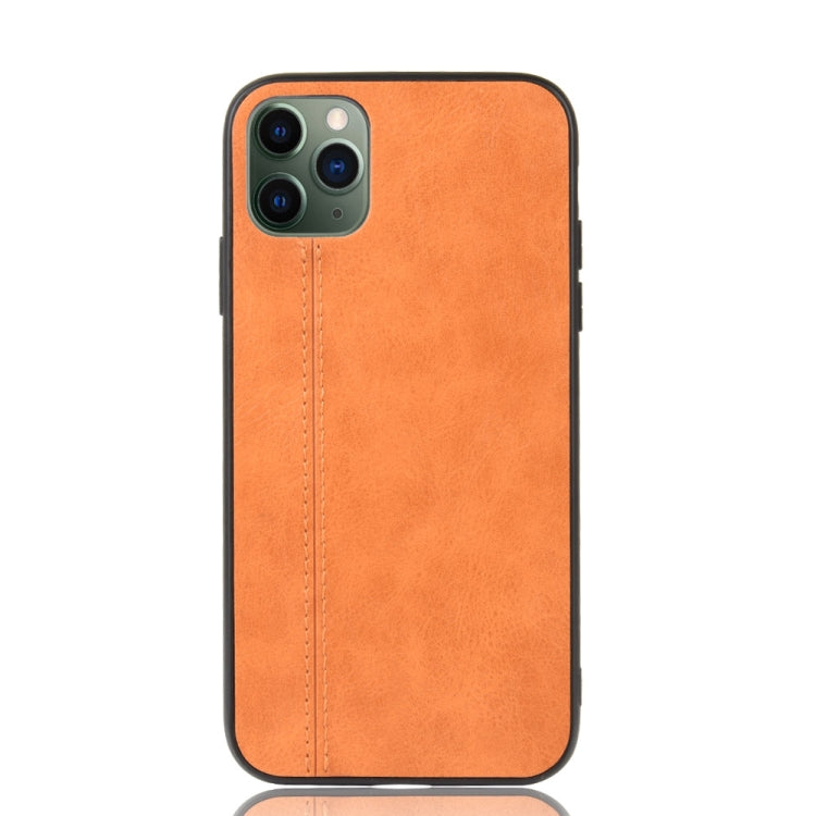 For iPhone 11 Pro Max Shockproof Sewing Cow Pattern Skin PC + PU + TPU Case