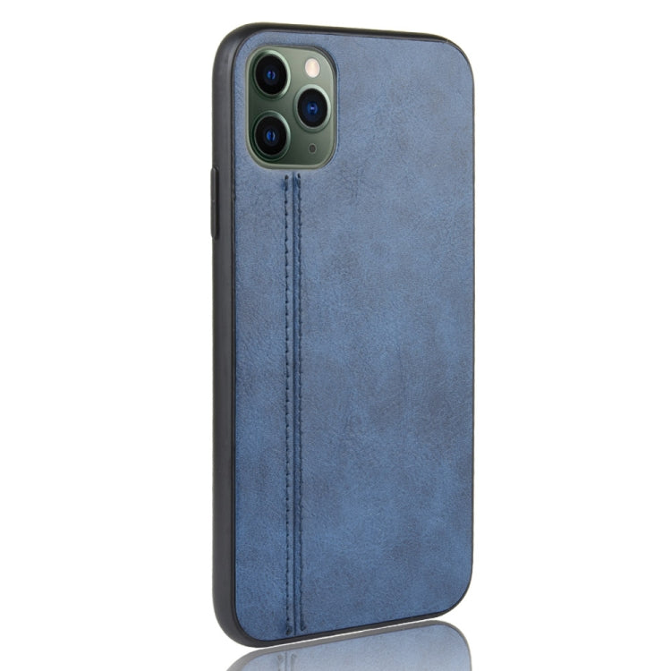 For iPhone 11 Pro Max Shockproof Sewing Cow Pattern Skin PC + PU + TPU Case