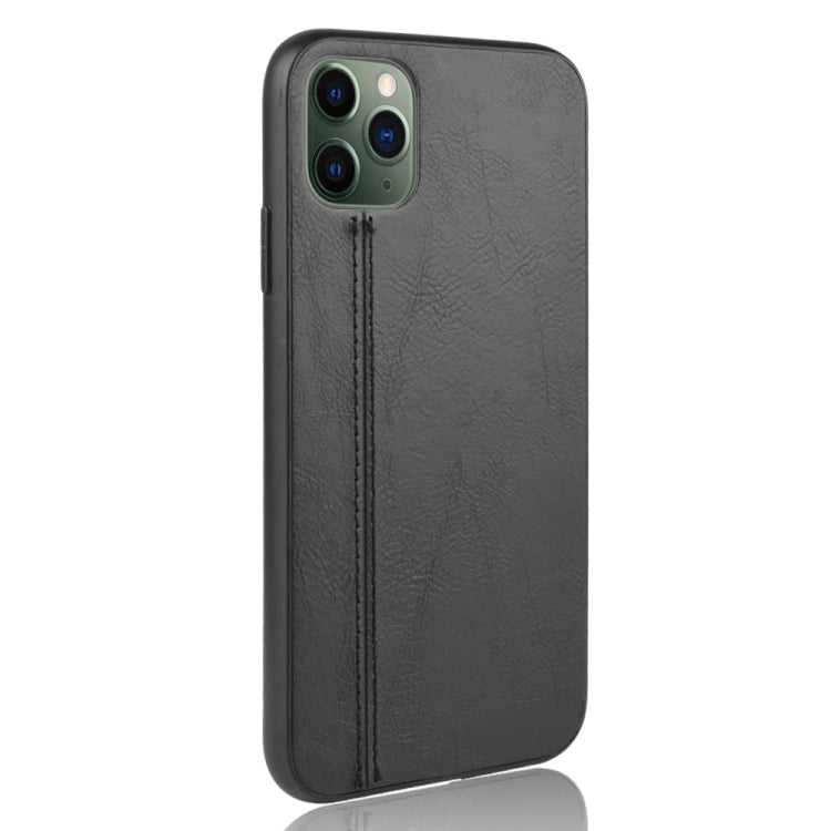 For iPhone 11 Pro Shockproof Sewing Cow Pattern Skin PC + PU + TPU Case