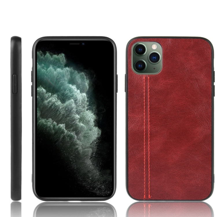 For iPhone 11 Pro Shockproof Sewing Cow Pattern Skin PC + PU + TPU Case