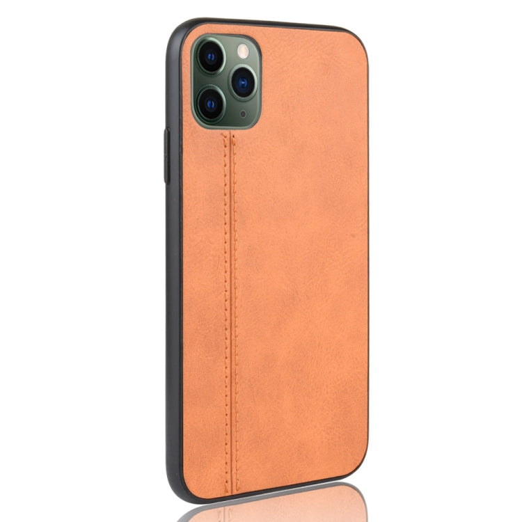For iPhone 11 Pro Shockproof Sewing Cow Pattern Skin PC + PU + TPU Case