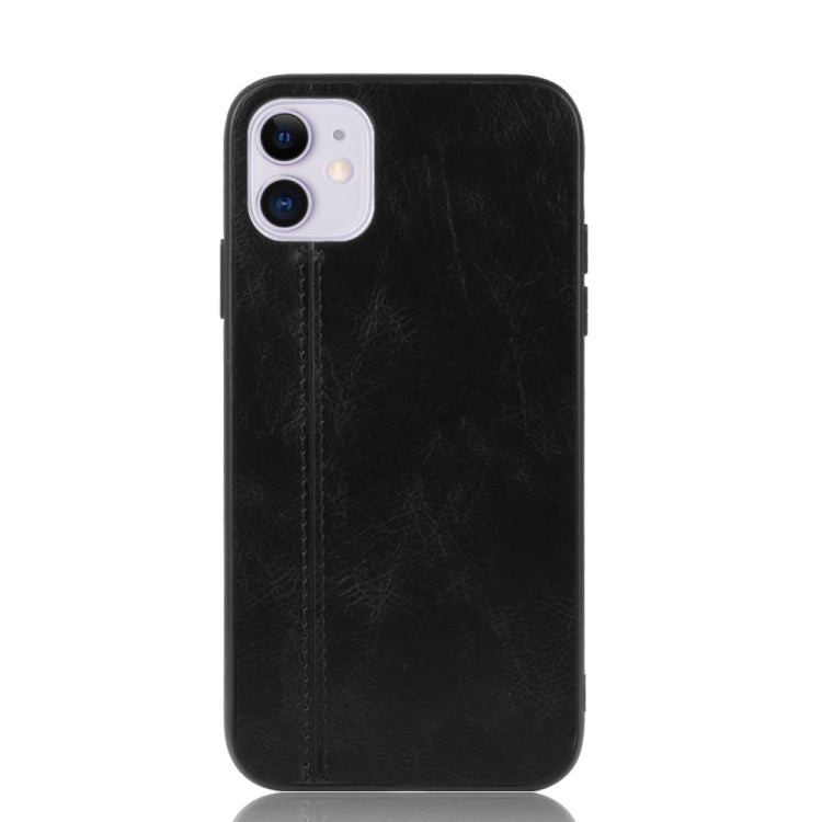 For iPhone 11 Shockproof Sewing Cow Pattern Skin PC + PU + TPU Case