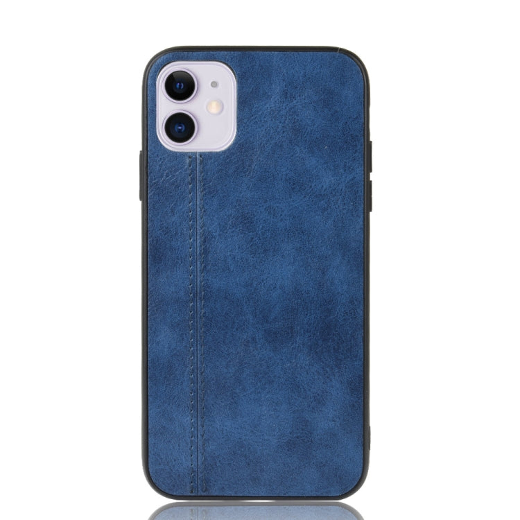 For iPhone 11 Shockproof Sewing Cow Pattern Skin PC + PU + TPU Case