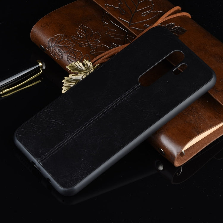 For Xiaomi Redmi Note 8 Pro  Shockproof Sewing Cow Pattern Skin PC + PU + TPU Case