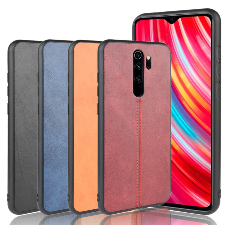 For Xiaomi Redmi Note 8 Pro  Shockproof Sewing Cow Pattern Skin PC + PU + TPU Case