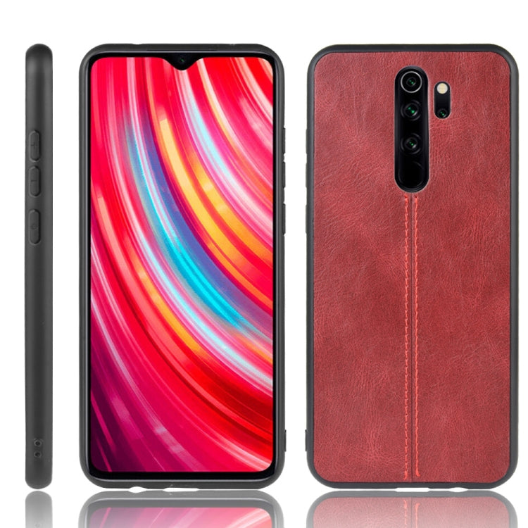 For Xiaomi Redmi Note 8 Pro  Shockproof Sewing Cow Pattern Skin PC + PU + TPU Case