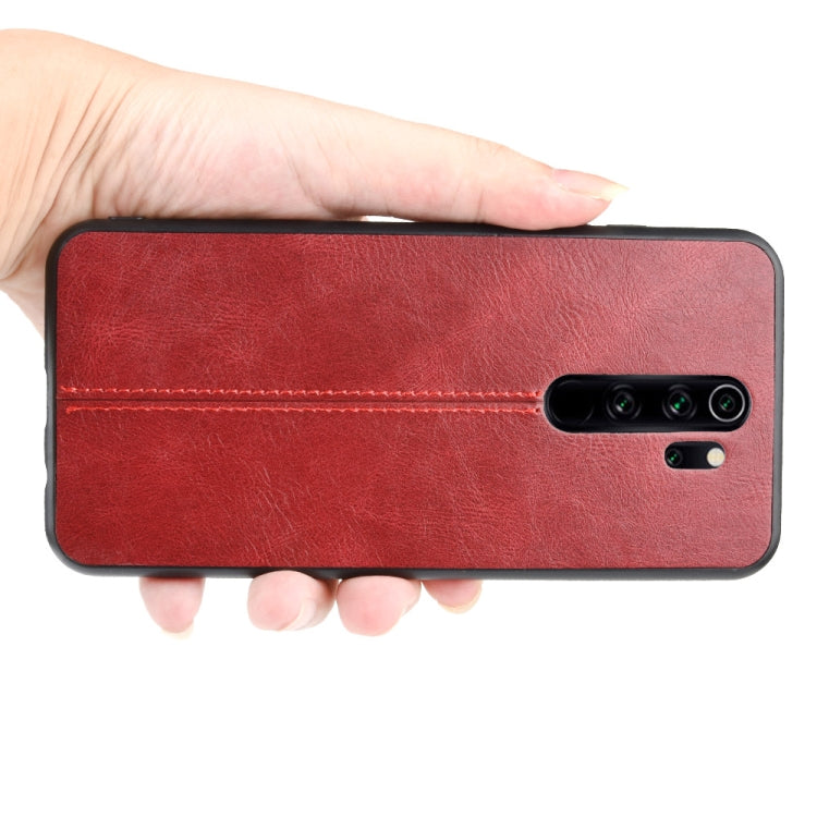 For Xiaomi Redmi Note 8 Pro  Shockproof Sewing Cow Pattern Skin PC + PU + TPU Case