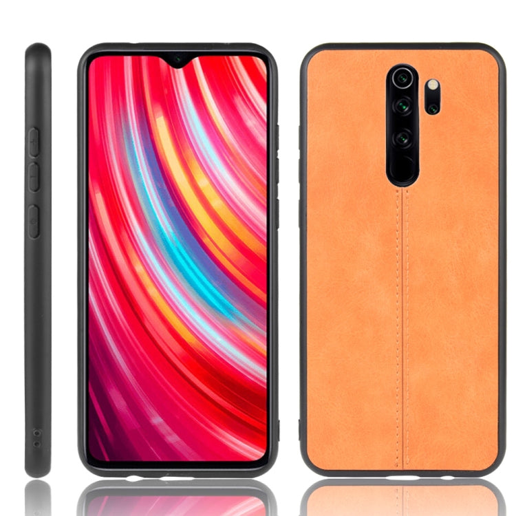 For Xiaomi Redmi Note 8 Pro  Shockproof Sewing Cow Pattern Skin PC + PU + TPU Case