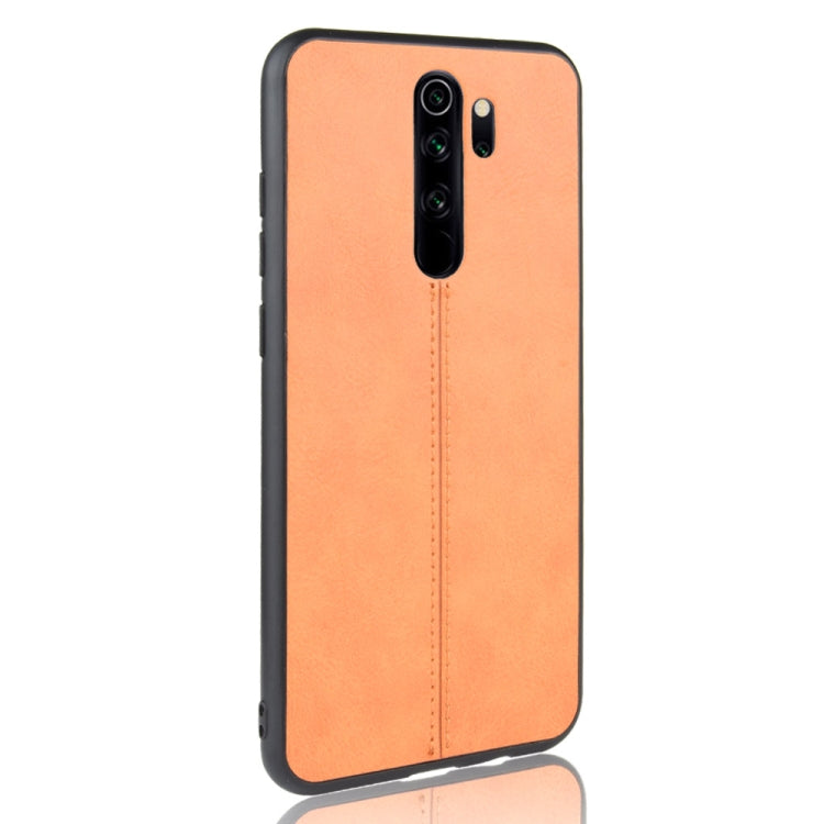 For Xiaomi Redmi Note 8 Pro  Shockproof Sewing Cow Pattern Skin PC + PU + TPU Case