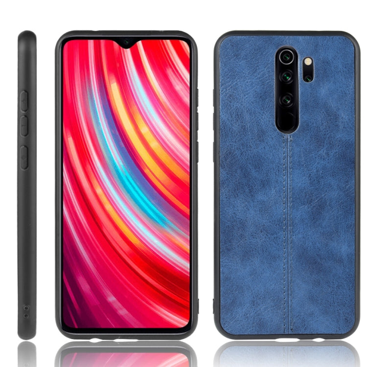 For Xiaomi Redmi Note 8 Pro  Shockproof Sewing Cow Pattern Skin PC + PU + TPU Case
