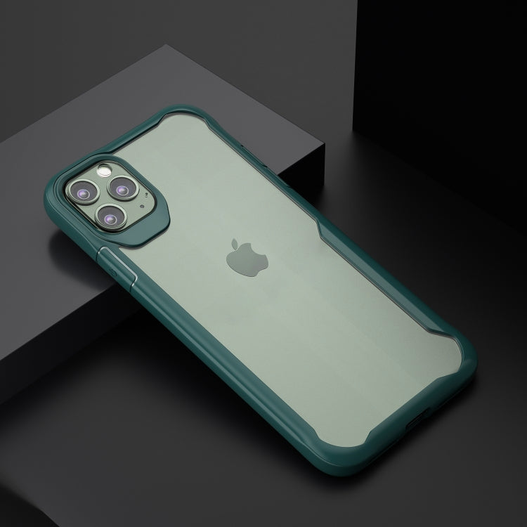 For iPhone 11 Transparent PC + TPU Full Coverage Shockproof Protective Case