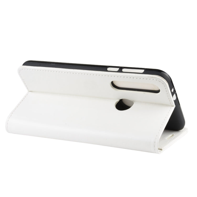 For Motorola Moto G8 Plus R64 Texture Single Horizontal Flip Protective Case with Holder & Card Slots & Wallet& Photo Frame