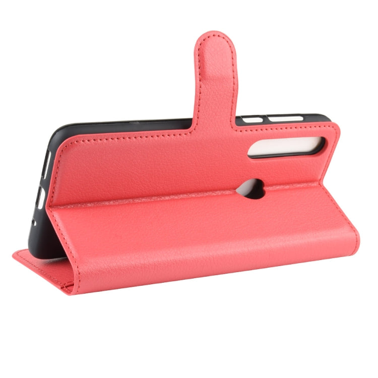 For Motorola Moto G8 Plus Litchi Texture Horizontal Flip Protective Case with Holder & Card Slots & Wallet