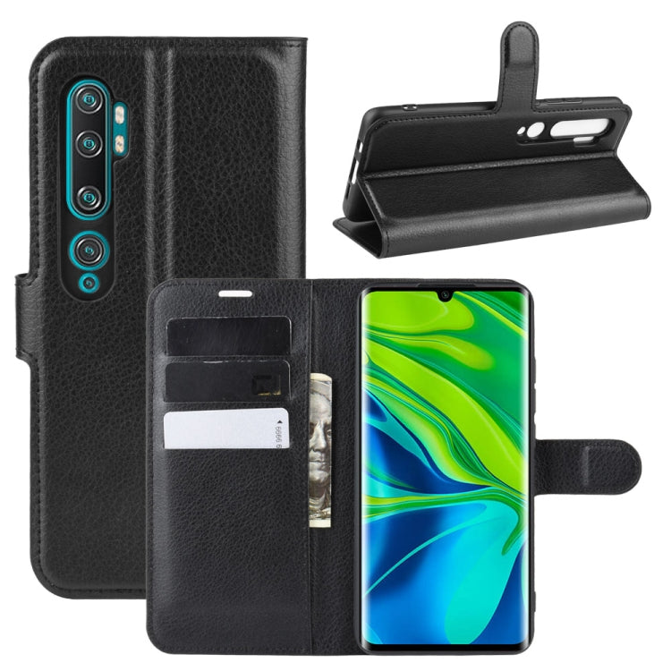 For Xiaomi Mi Note 10 / Note 10 Pro / CC9 Pro Litchi Texture Horizontal Flip Protective Case with Holder & Card Slots & Wallet