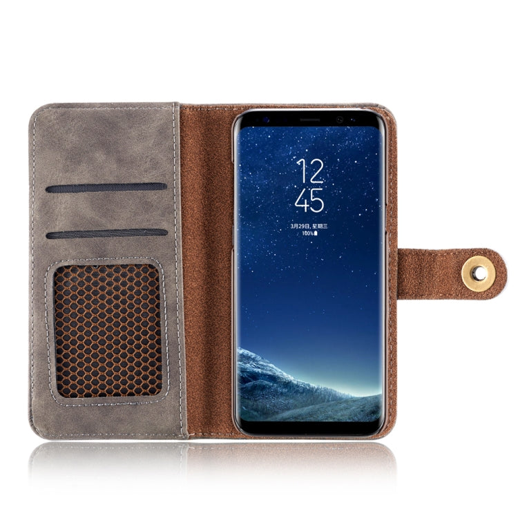 For Galaxy S10 5G Retro Magnetic Detachable Horizontal Flip Leather Case with Card Slots & Wallet & Photo Frame