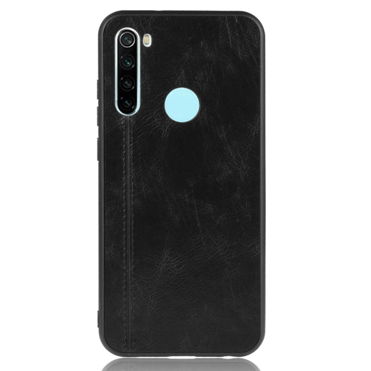 For Xiaomi Redmi Note 8T Shockproof Sewing Cow Pattern Skin PC + PU + TPU Case