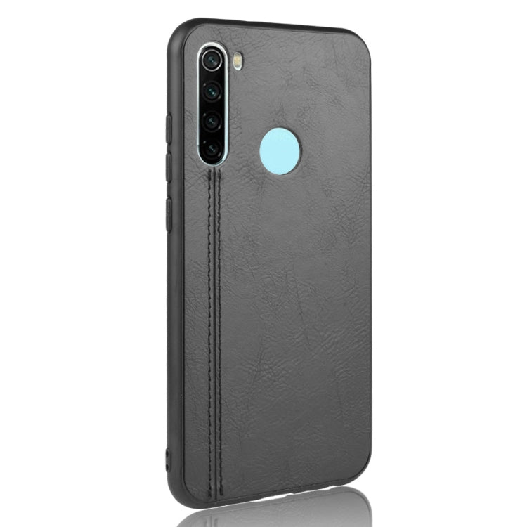 For Xiaomi Redmi Note 8T Shockproof Sewing Cow Pattern Skin PC + PU + TPU Case
