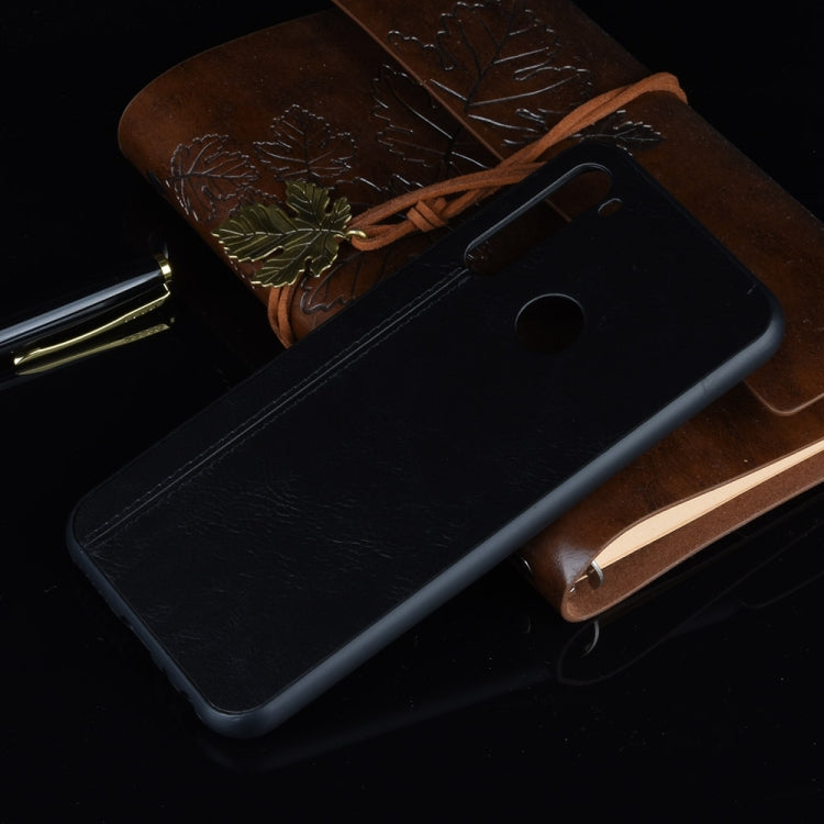 For Xiaomi Redmi Note 8T Shockproof Sewing Cow Pattern Skin PC + PU + TPU Case