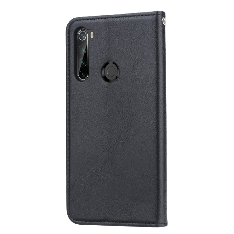 For Xiaomi Redmi Note 8T Knead Skin Texture Horizontal Flip Leather Case with Photo Frame & Holder & Card Slots & Wallet