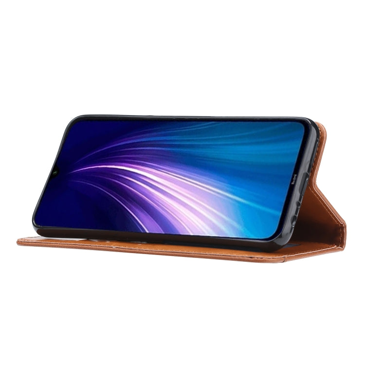 For Xiaomi Redmi Note 8T Knead Skin Texture Horizontal Flip Leather Case with Photo Frame & Holder & Card Slots & Wallet
