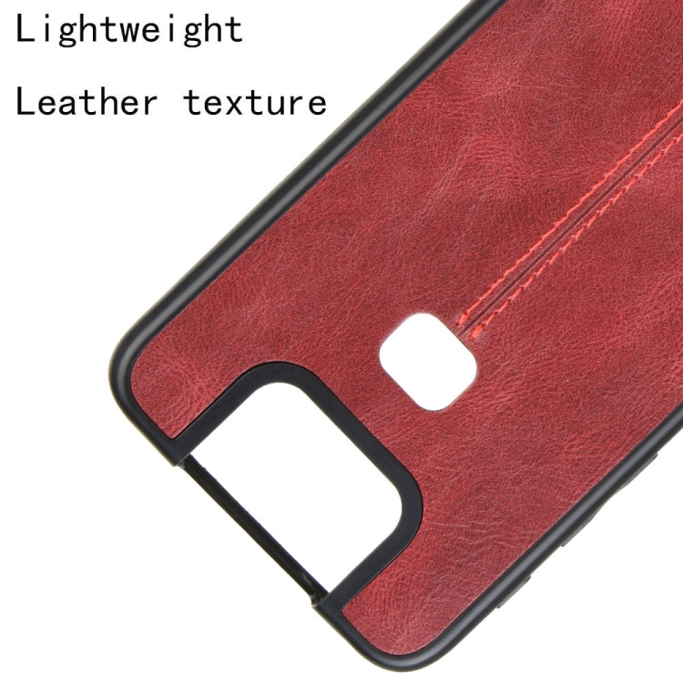 For Asus Zenfone 6 ZS630KL Shockproof Sewing Cow Pattern Skin PC + PU + TPU Case