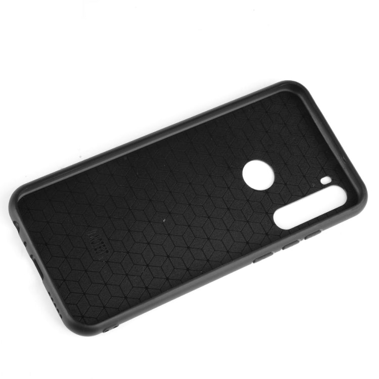 For Xiaomi Redmi Note 8 Shockproof Sewing Cow Pattern Skin PC + PU + TPU Case