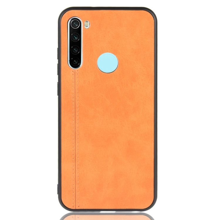 For Xiaomi Redmi Note 8 Shockproof Sewing Cow Pattern Skin PC + PU + TPU Case