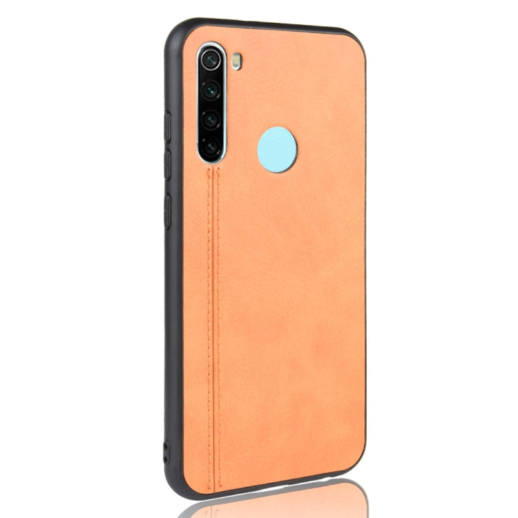 For Xiaomi Redmi Note 8 Shockproof Sewing Cow Pattern Skin PC + PU + TPU Case