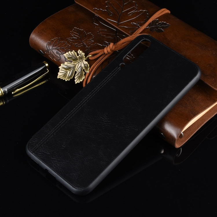 For Huawei Honor 20 Lite Shockproof Sewing Cow Pattern Skin PC + PU + TPU Case