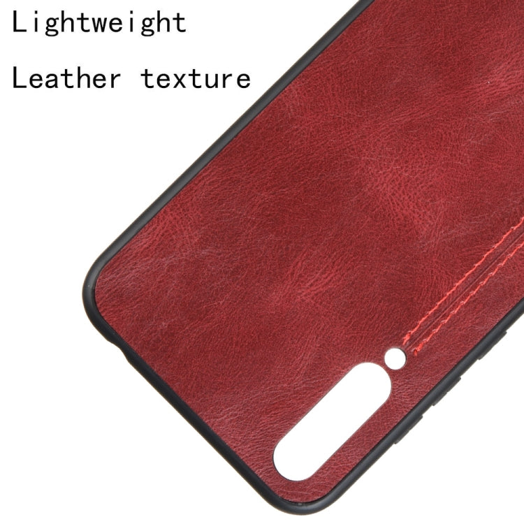 For Huawei Honor 20 Lite Shockproof Sewing Cow Pattern Skin PC + PU + TPU Case