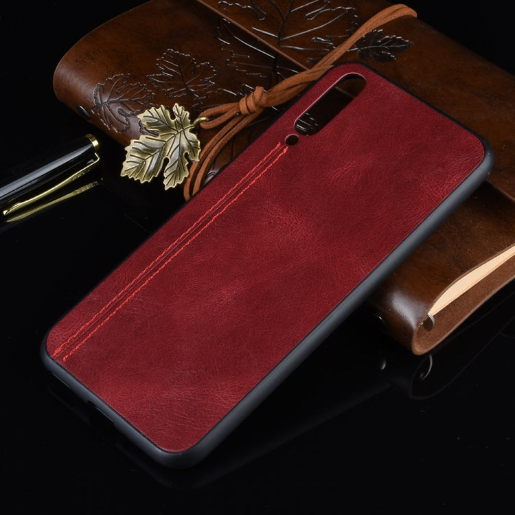 For Huawei Honor 20 Lite Shockproof Sewing Cow Pattern Skin PC + PU + TPU Case