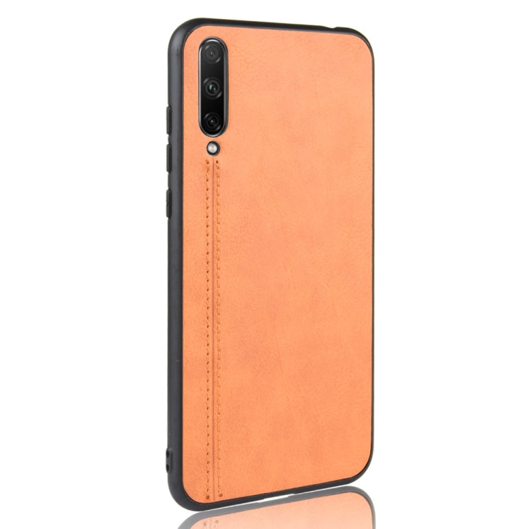 For Huawei Honor 20 Lite Shockproof Sewing Cow Pattern Skin PC + PU + TPU Case