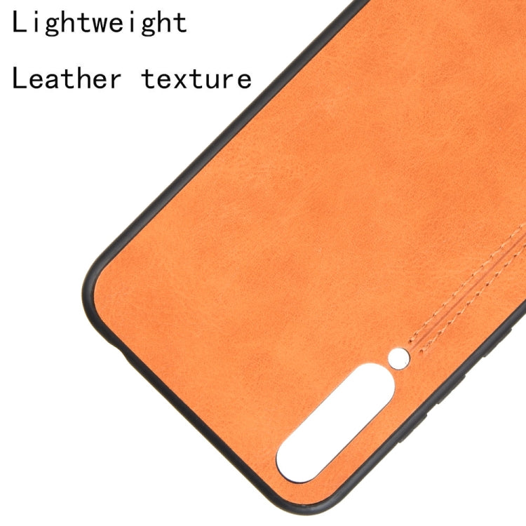 For Huawei Honor 20 Lite Shockproof Sewing Cow Pattern Skin PC + PU + TPU Case